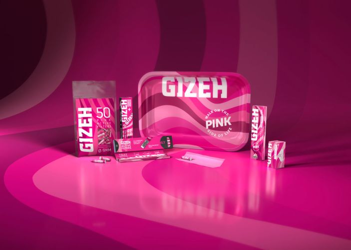GIZEH All Pink Range 3D Key Visual